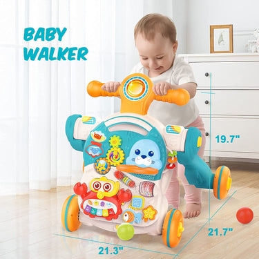 BABY PUSH MULTIFUNCTION WALKER WITH MUSIC AND GAME